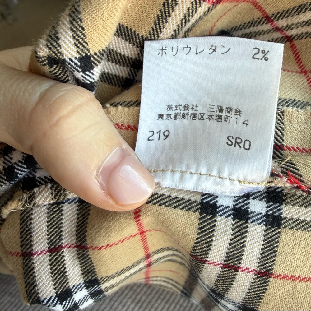 Vintage Burberry Blue Label Nova Check Mini Skirt Size 38 Japan Exclusive - Picture 6 of 8